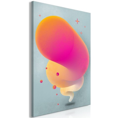 Obraz - Różowa smuga (1-częściowy) pionowy Obraz - Różowa smuga (1-częściowy) pionowy