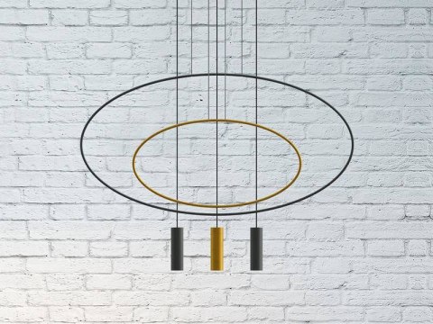 Lampa wisząca HOLAR 1 czarna Lampa wisząca HOLAR 1 czarna
