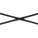 INDUSTRIALNE BIURKO DENMARK LOFT, Z SZUFLADĄ, CZARNY METAL, DĄB, 110 CM