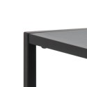 CZARNA METALOWA KONSOLA LONDON, LOFT, Z PÓŁKĄ, INDUSTRIALNA, 100 CM
