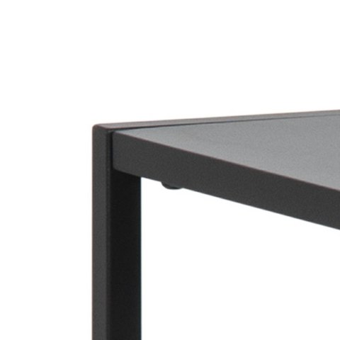 CZARNA METALOWA KONSOLA LONDON, LOFT, Z PÓŁKĄ, INDUSTRIALNA, 100 CM CZARNA METALOWA KONSOLA LONDON, LOFT, Z PÓŁKĄ, INDUSTRIALNA, 100 CM