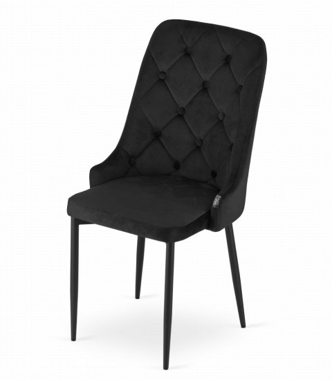 Krzesło CAPRI - czarne x 1 Krzesło CAPRI - czarne x 1