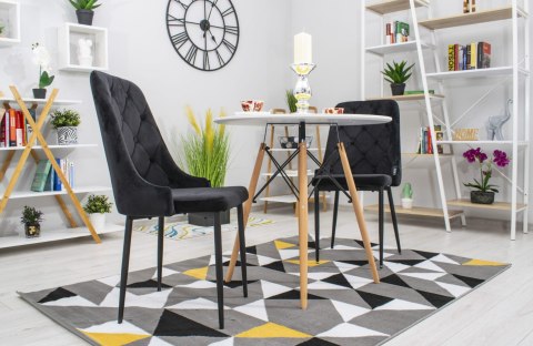 Krzesło CAPRI - czarne x 1 Krzesło CAPRI - czarne x 1