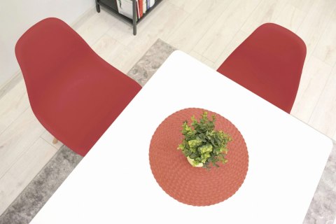 Krzesło OSAKA cynober / nogi naturalne x 1 Krzesło OSAKA cynober / nogi naturalne x 1