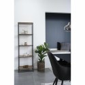 INDUSTRIALNY REGAŁ VITA, CZARNY METAL, DĄB, 5 PÓŁEK, WYSOKI, LOFT, 170 CM