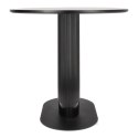 CZARNY STÓŁ MAXIM, OWALNY, DO JADALNI, DO SALONU, NOWOCZESNY, 120 CM