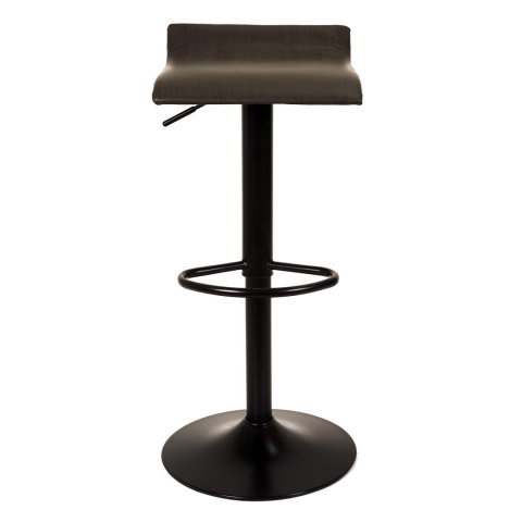 REGULOWANY CZARNY HOKER, OBROTOWY, TAPICEROWANY, LOFT, DO KUCHNI, ELEGANCKI REGULOWANY CZARNY HOKER, OBROTOWY, TAPICEROWANY, LOFT, DO KUCHNI, ELEGANCKI