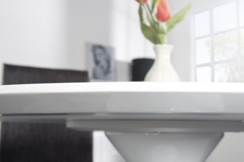 OKRĄGŁY STÓŁ TULIP, BIAŁY, NA JEDNEJ NODZE, 60 CM, DO JADALNI, DO KUCHNI OKRĄGŁY STÓŁ TULIP, BIAŁY, NA JEDNEJ NODZE, 60 CM, DO JADALNI, DO KUCHNI