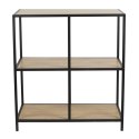 INDUSTRIALNY METALOWY REGAŁ DO POKOJU, DWIE PÓŁKI, 72 CM