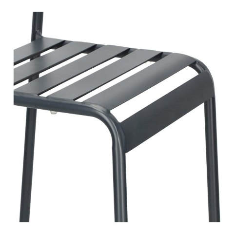 METALOWE CIEMNE SZARE KRZESŁO, DO OGRODU, NOWOCZESNE, DO KUCHNI, NA BALKON METALOWE CIEMNE SZARE KRZESŁO, DO OGRODU, NOWOCZESNE, DO KUCHNI, NA BALKON