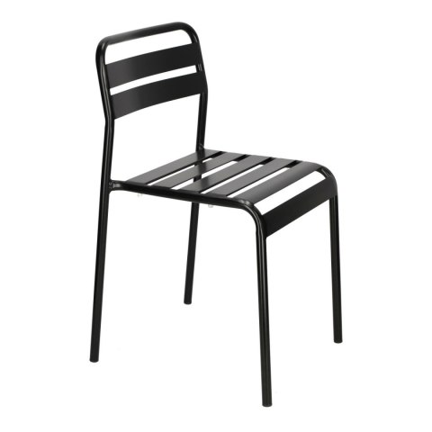 METALOWE CZARNE KRZESŁO, DO OGRODU, NOWOCZESNE, DO KUCHNI, NA BALKON METALOWE CZARNE KRZESŁO, DO OGRODU, NOWOCZESNE, DO KUCHNI, NA BALKON