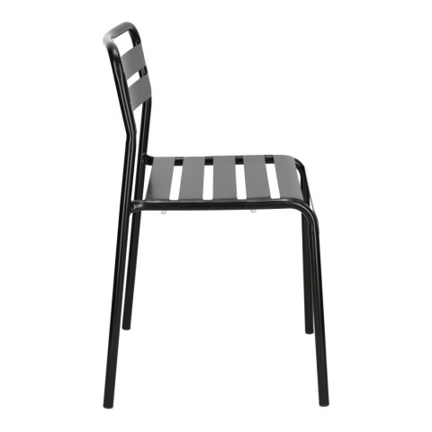 METALOWE CZARNE KRZESŁO, DO OGRODU, NOWOCZESNE, DO KUCHNI, NA BALKON METALOWE CZARNE KRZESŁO, DO OGRODU, NOWOCZESNE, DO KUCHNI, NA BALKON