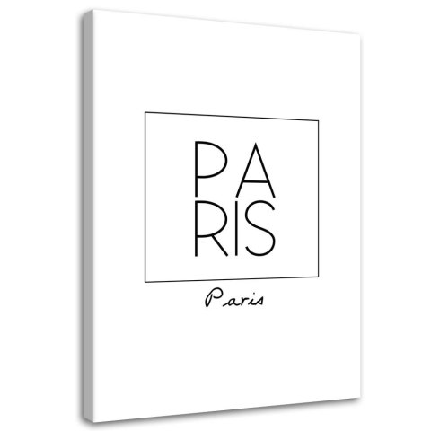 Obraz na płótnie - Napis Paris Obraz na płótnie - Napis Paris