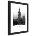 Plakat w czarnej ramie - Legendarny Big Ben