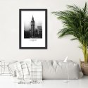 Plakat w czarnej ramie - Legendarny Big Ben