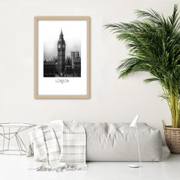 Plakat w drewnianej ramie - Legendarny Big Ben