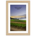 Plakat w drewnianej ramie - Wieczór nad Napa Valley