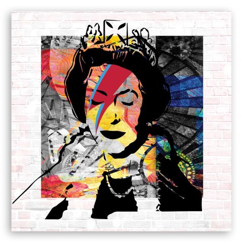 Obraz - Banksy Królowa Anglii Obraz - Banksy Królowa Anglii
