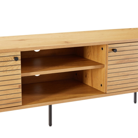 SZAFKA RTV LOFT, 120 CM, CZARNY METAL, DĄB, DO SALONU, ELEGANCKA, PÓŁKI SZAFKA RTV LOFT, 120 CM, CZARNY METAL, DĄB, DO SALONU, ELEGANCKA, PÓŁKI