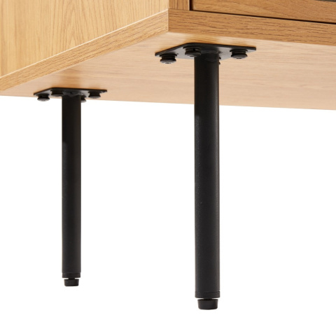 SZAFKA RTV LOFT, 120 CM, CZARNY METAL, DĄB, DO SALONU, ELEGANCKA, PÓŁKI SZAFKA RTV LOFT, 120 CM, CZARNY METAL, DĄB, DO SALONU, ELEGANCKA, PÓŁKI