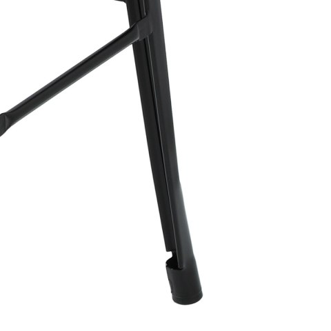 CZARNY METALOWY HOKER LOFT ARTPRO Z OPARCIEM, STOŁEK BAROWY DO KUCHNI 75 CM CZARNY METALOWY HOKER LOFT ARTPRO Z OPARCIEM, STOŁEK BAROWY DO KUCHNI 75 CM
