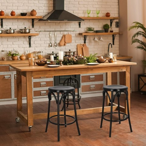 METALOWY CZARNY HOKER, OKRĄGŁY, LOFT, DO KUCHNI, DO WYSPY, STOŁEK BAROWY METALOWY CZARNY HOKER, OKRĄGŁY, LOFT, DO KUCHNI, DO WYSPY, STOŁEK BAROWY