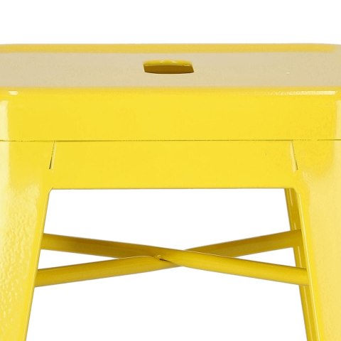 METALOWY HOKER LOFT ARTPRO - ŻÓŁTY, INDUSTRIALNY STOŁEK BAROWY, 66 CM METALOWY HOKER LOFT ARTPRO - ŻÓŁTY, INDUSTRIALNY STOŁEK BAROWY, 66 CM