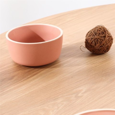 OKRĄGŁY STÓŁ NA JEDNEJ NODZE - NATURE, 90 CM, BOHO, DĄB, MDF, DO SALONU