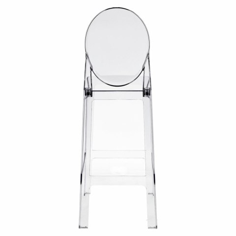 PRZEZROCZYSTY HOKER, STOŁEK BAROWY DO KUCHNI, Z OPARCIEM, NOWOCZESNY, 75 CM PRZEZROCZYSTY HOKER, STOŁEK BAROWY DO KUCHNI, Z OPARCIEM, NOWOCZESNY, 75 CM