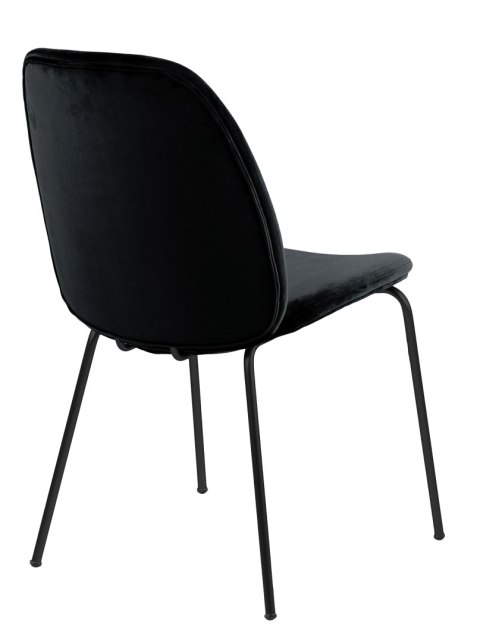 ELEGANCKIE CZARNE KRZESŁO GLAMOUR, DO JADALNI, NOWOCZESNE, METAL, WELUR ELEGANCKIE CZARNE KRZESŁO GLAMOUR, DO JADALNI, NOWOCZESNE, METAL, WELUR