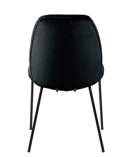 ELEGANCKIE CZARNE KRZESŁO GLAMOUR, DO JADALNI, NOWOCZESNE, METAL, WELUR ELEGANCKIE CZARNE KRZESŁO GLAMOUR, DO JADALNI, NOWOCZESNE, METAL, WELUR