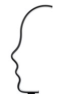 LAMPA BIURKOWA LED - INFINA, KOBIECA TWARZ, NOWOCZESNA, LOFT, NIETYPOWA