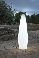 NOWOCZESNA LAMPA OGRODOWA - STOJĄCA 140 CM, BIAŁA, NA TARAS, LED, NIETYPOWA