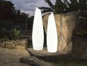 NOWOCZESNA LAMPA OGRODOWA - STOJĄCA 140 CM, BIAŁA, NA TARAS, LED, NIETYPOWA