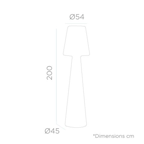 NOWOCZESNA LAMPA OGRODOWA - STOJĄCA 200 CM, BIAŁA, NA TARAS, LED NOWOCZESNA LAMPA OGRODOWA - STOJĄCA 200 CM, BIAŁA, NA TARAS, LED
