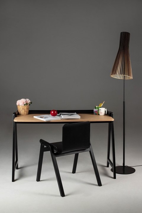 NOWOCZESNE CZARNE BIURKO, LOFT, DĄB, DREWNO BUKOWE, DO POKOJU, 123 CM NOWOCZESNE CZARNE BIURKO, LOFT, DĄB, DREWNO BUKOWE, DO POKOJU, 123 CM