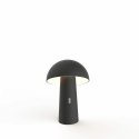 NOWOCZESNA LAMPA OGRODOWA STOŁOWA, CZARNA, DEKORACYJNA, LED, 25 CM