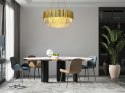 KRYSZTAŁOWA LAMPA GLAMOUR VERSALIO, OKRĄGŁA, ZŁOTA, ELEGANCKA, EKSKLUZYWNA
