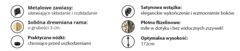 Parawan 5-częściowy - Metalowe płytki II Parawan 5-częściowy - Metalowe płytki II