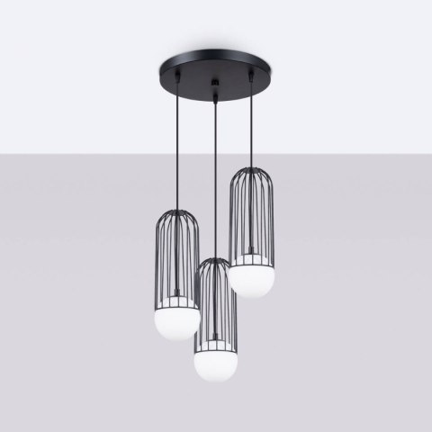 Lampa wisząca BRINA 3P czarna Lampa wisząca BRINA 3P czarna