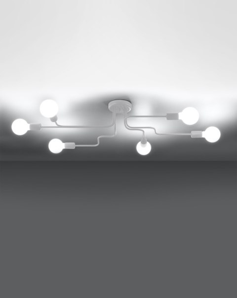 Żyrandol VECTOR 6 biały Żyrandol VECTOR 6 biały