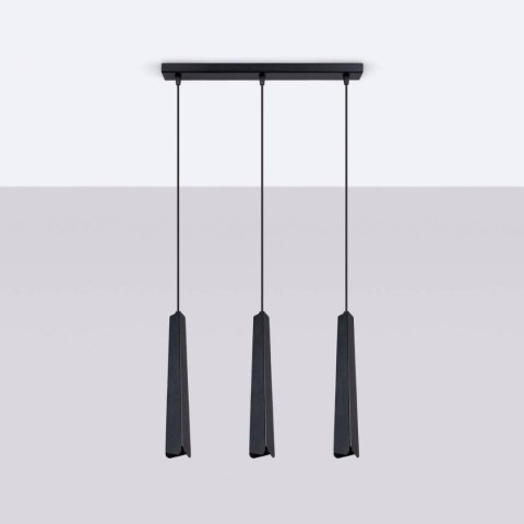 Lampa wisząca PRYSM 3L czarna Lampa wisząca PRYSM 3L czarna