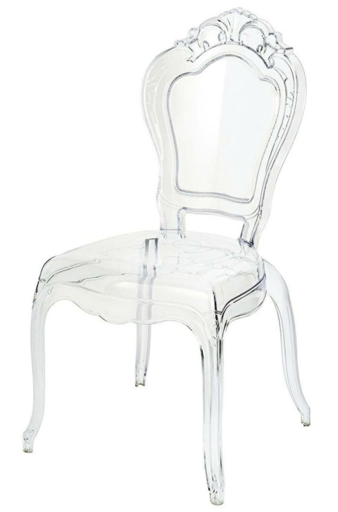 PRZEZROCZYSTE KRZESŁO BAROKOWE, DO JADALNI, GLAMOUR, DO SALONU, ELEGANCKIE PRZEZROCZYSTE KRZESŁO BAROKOWE, DO JADALNI, GLAMOUR, DO SALONU, ELEGANCKIE