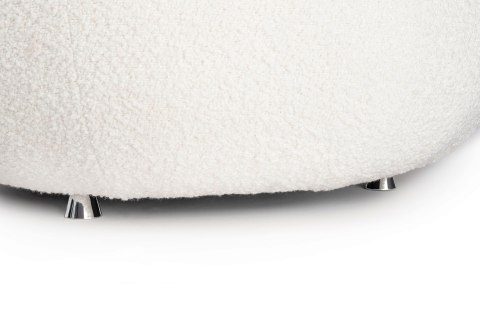 BIAŁY OKRĄGŁY FOTEL GLAMOUR, BRĄZ, DO SALONU, ELEGANCKI, WYGODNY BIAŁY OKRĄGŁY FOTEL GLAMOUR, BRĄZ, DO SALONU, ELEGANCKI, WYGODNY