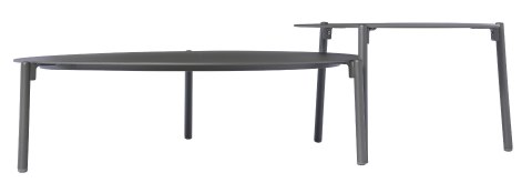 SZARY ZESTAW MEBLI OGRODOWYCH - SERENITY, SOFA, FOTELE, STOLIKI, EKSKLUZYWNY, TKANINA SZARY ZESTAW MEBLI OGRODOWYCH - SERENITY, SOFA, FOTELE, STOLIKI, EKSKLUZYWNY, TKANINA