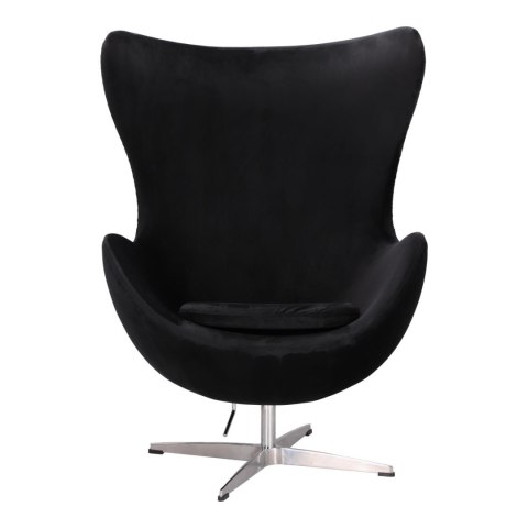 FOTEL EGG, JAJO, CZARNY, OBROTOWY, METAL, DO SALONU, NOWOCZESNY FOTEL EGG, JAJO, CZARNY, OBROTOWY, METAL, DO SALONU, NOWOCZESNY