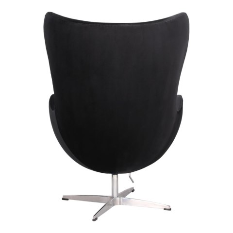 FOTEL EGG, JAJO, CZARNY, OBROTOWY, METAL, DO SALONU, NOWOCZESNY FOTEL EGG, JAJO, CZARNY, OBROTOWY, METAL, DO SALONU, NOWOCZESNY