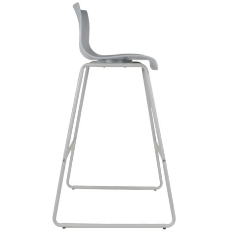 NOWOCZESNY SZARY HOKER Z OPARCIEM, METALOWY, LOFT, PROSTY, SOLIDNY NOWOCZESNY SZARY HOKER Z OPARCIEM, METALOWY, LOFT, PROSTY, SOLIDNY