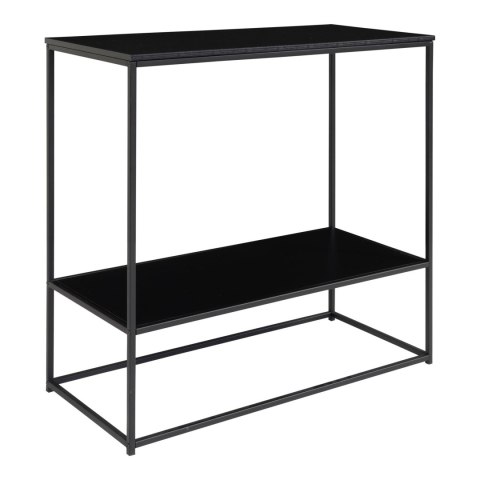 INDUSTRIALNA CZARNA KOMODA DO SALONU, LOFT, METALOWA, PROSTA, Z PÓŁKĄ 80 CM INDUSTRIALNA CZARNA KOMODA DO SALONU, LOFT, METALOWA, PROSTA, Z PÓŁKĄ 80 CM
