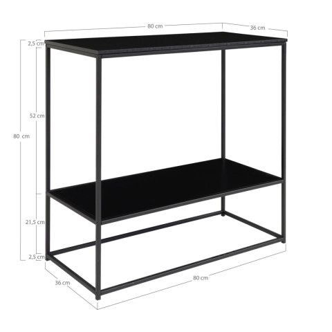 INDUSTRIALNA CZARNA KOMODA DO SALONU, LOFT, METALOWA, PROSTA, Z PÓŁKĄ 80 CM INDUSTRIALNA CZARNA KOMODA DO SALONU, LOFT, METALOWA, PROSTA, Z PÓŁKĄ 80 CM